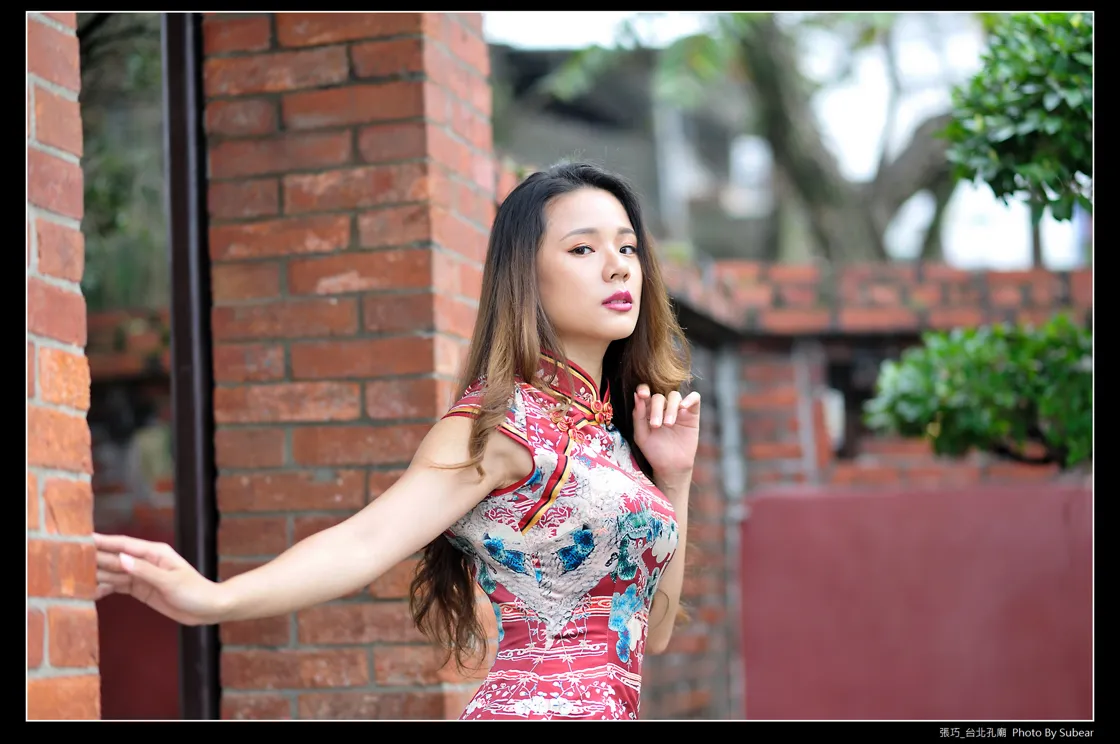 [Mzsock] NO.098 Zhang Qiao cheongsam black silk high heels beautiful legs street photography#[54P]-45