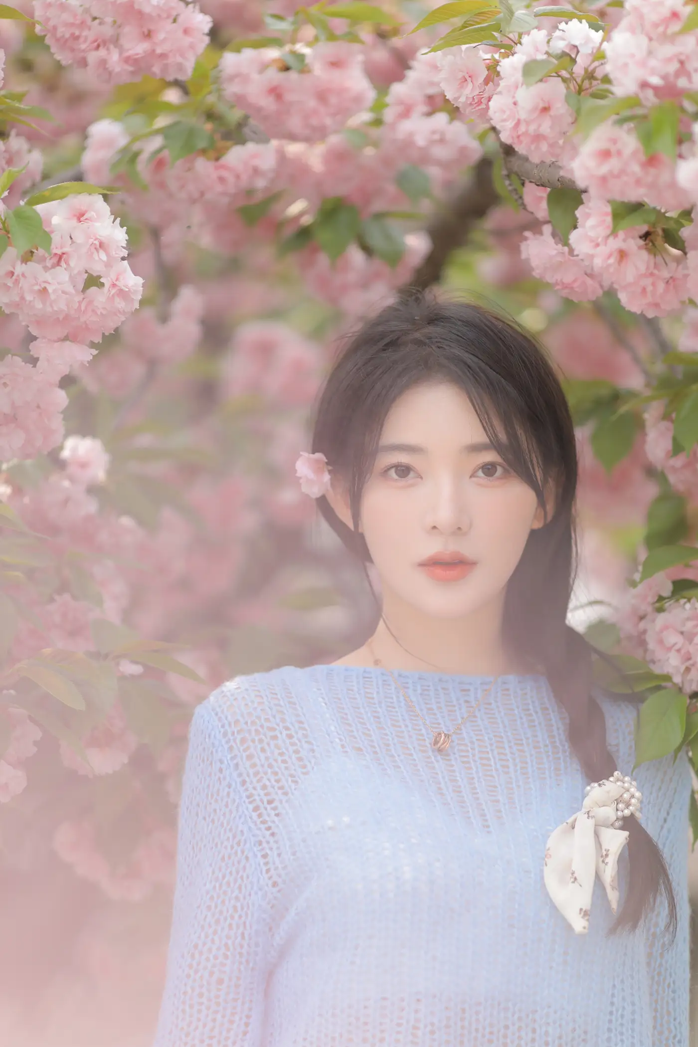 [YITUYU] 2022.06.22 Vol.1252 – Pink Blue Evening Cherry Blossoms Yang Yimo#[29P]-28